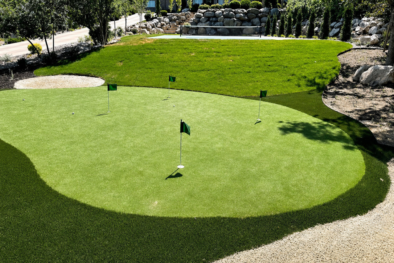Putting green turf
